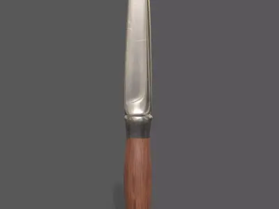 Hunting knife 2 - games model Low-poly 3D model Low-poly 3D model