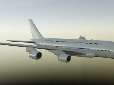 Airbus A380-800 3D model