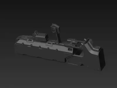 part scifi mortals spacecraft 3D model