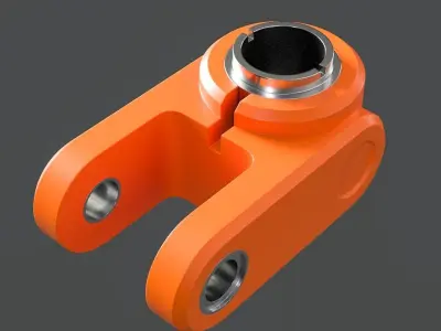 Subdivision Ready Mechanical Parts Kit-Bash 3D model