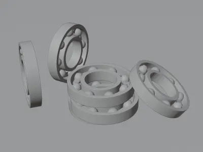 Simple bearing 3D model