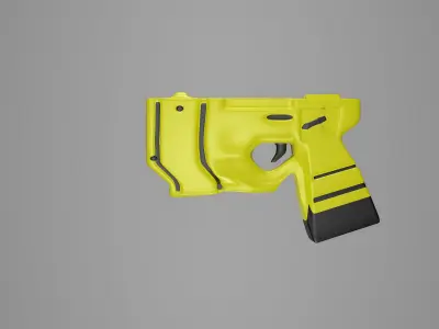 Taser x2 for police security or game assets Low-poly 3D model