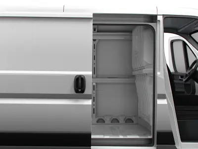 Citroen e Jumper Van L1H1 HQ Interior 2025 3D model