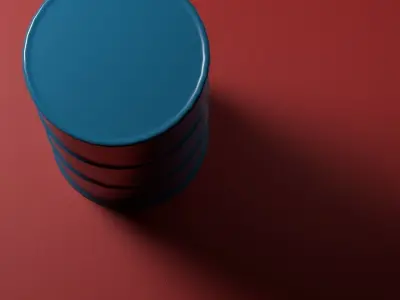 Barrel of oil Free low-poly 3D model