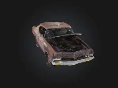 Rusty Classic Revival  Timeworn Charm Meets Timeless Design 3D model