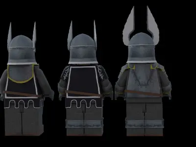 lego knight Free 3D model