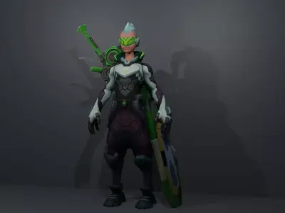quizz 3D model