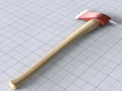 fireman axe 3D model