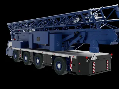 Mobile Crane Spierings  AT4 3D model