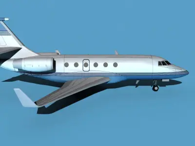 Dassault Falcon 2000 V02 3D model