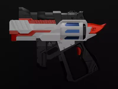 Kamen Rider Geats Magnum Shooter 3D Low-poly 3D model