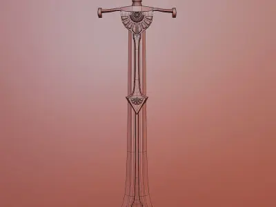 Fantasy Combat Knife 2 3D model