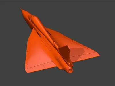 HAL LCA Tejas MK1 3D print model