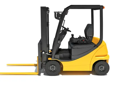Electric Forklift 3D model