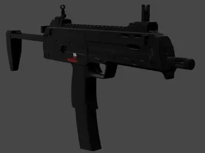 HK MP7 Low-poly 3D model buy