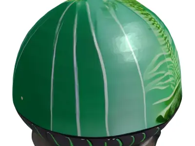 Futuristic Terrarium Biosphere Model 3D model