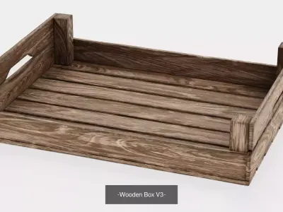 Wooden Crates Collection - 16 Transport Box Variants 3D Model Pack