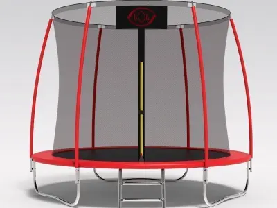 Trampolines for sports fitness and fun 3D Model Pack