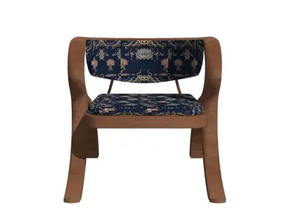 Imperial Elegance Armchair 3D model