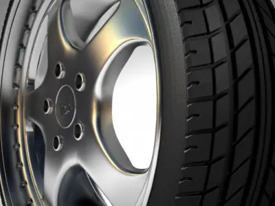RH Wheel Porsche 3D model