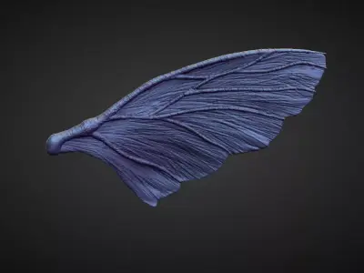 WING38 high poly sculpt 3D model