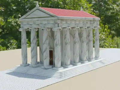 Greek Temple 3D model