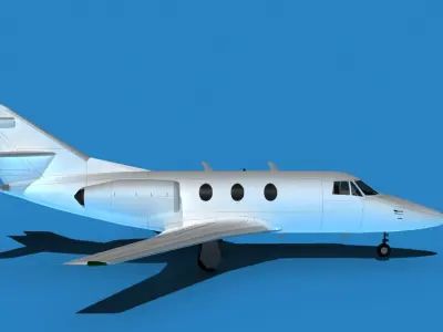 Dassault Falcon 10 V16 3D model