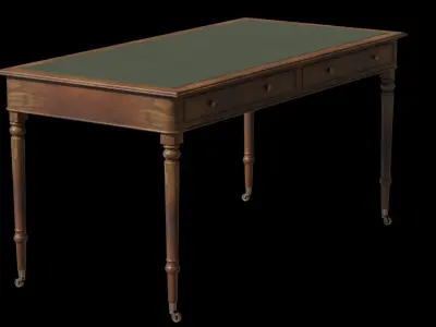Library table 3D model