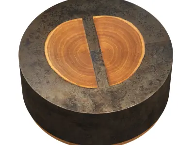 Acacius Round Coffee Table 3D model