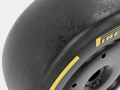 F1 Tire 3D model