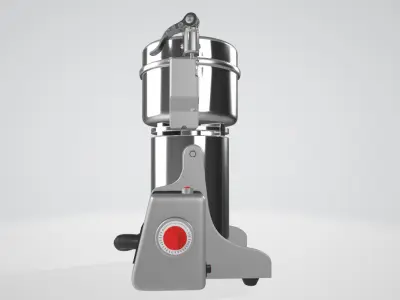 household herbal medicine grinder 3D model