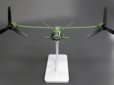 VTOL 3d printable vehicle 3D print model