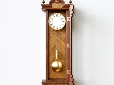 Antique Grandfather Clock 3D model