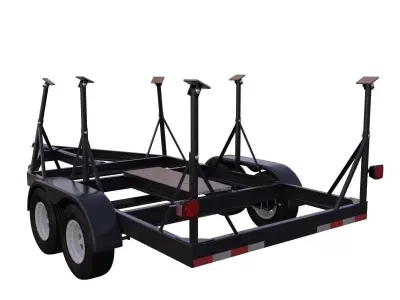 Sailor Trailer 3D model