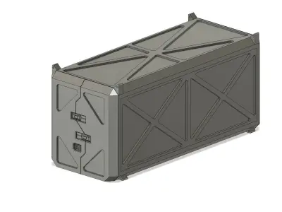 Shipping Container A  3D print model