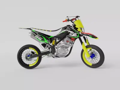 KAWASAKI KLX 2012 3D model purchase