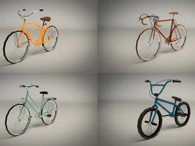 Low Poly Bike Pack purchase