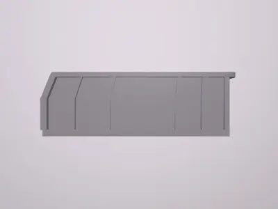 Plastic box 3D model