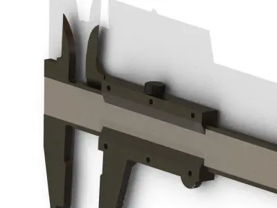 Vernier Caliper Free 3D model