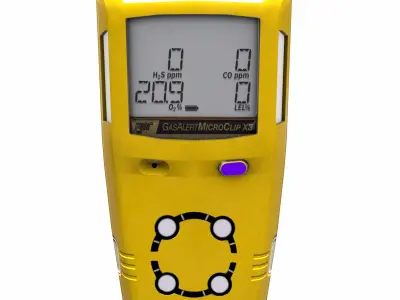 Honeywell Multi Gas Detector Low Poly Low-poly 3D model