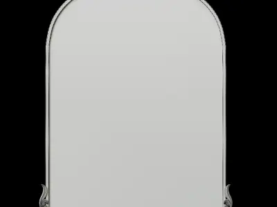 NICOLE MILLER HOME Ornate Arch Mirror 3D model