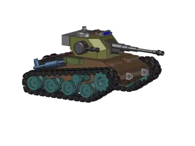 TANK MODEL J14 3D print model