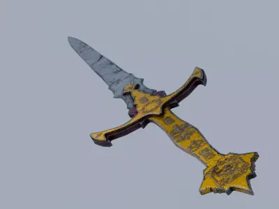 Sword of the Ruined King Low-poly 3D model