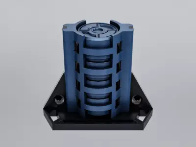 Scifi Industrial Prop Low-poly 3D model