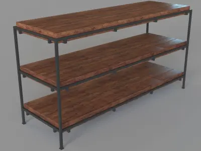 Barton 60  Media Console 3D model