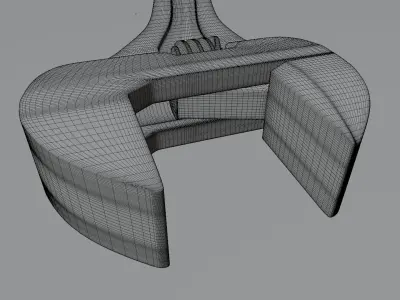 Adjustable Wrench Free 3D model