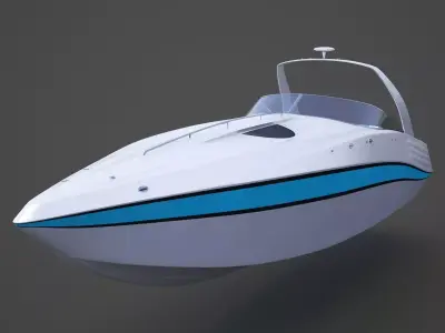 Motor Boat 02 3D model