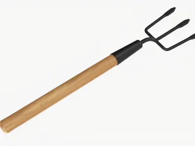 Pitchfork gardening 01 3D model