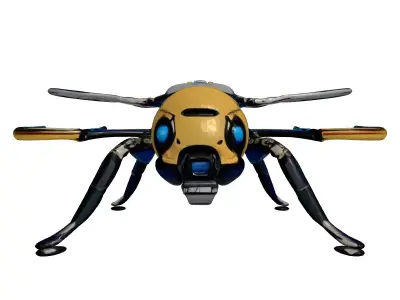 SciFi Robotic Insect Drone 3D model
