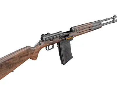  Brondby M37 Rifle Low-poly 3D model